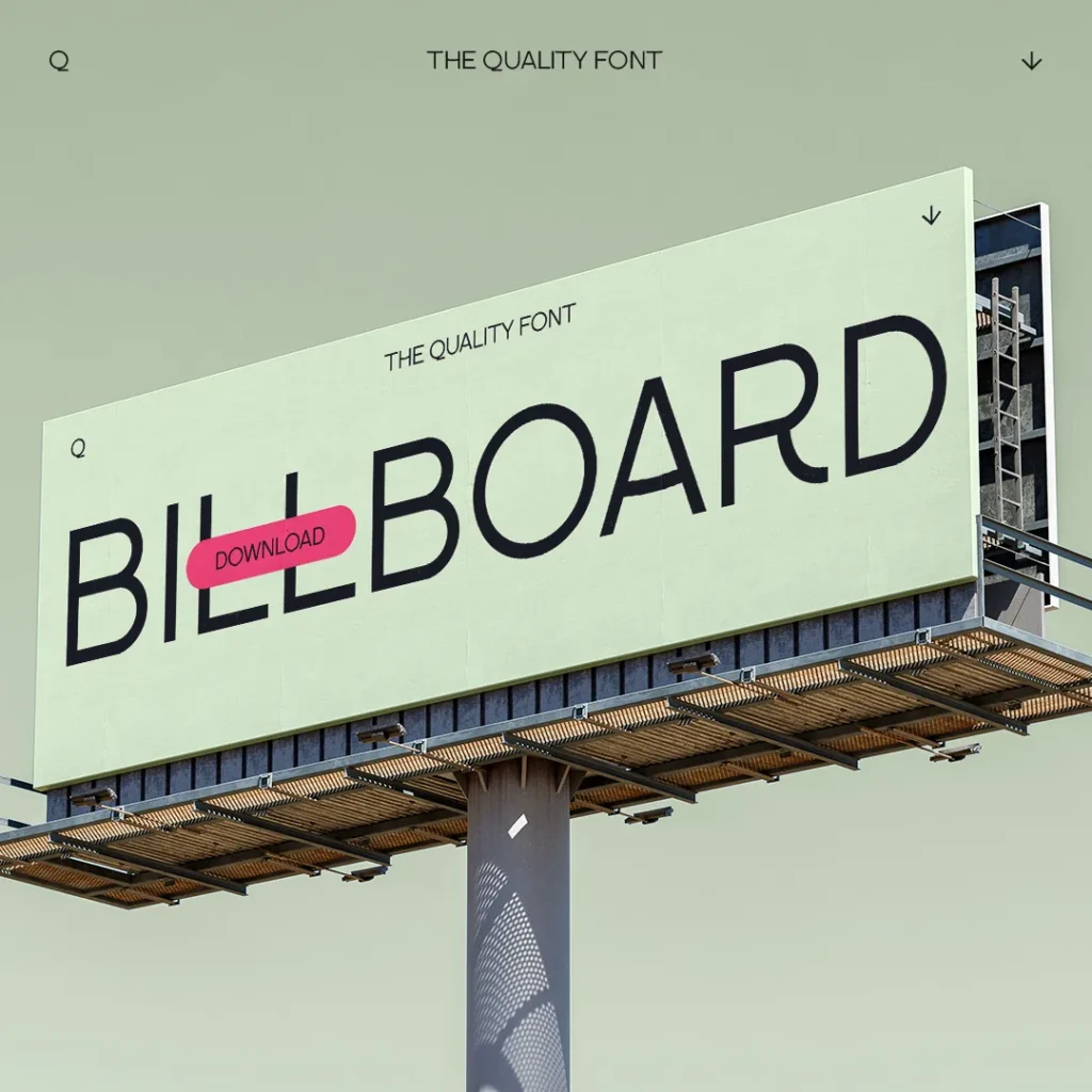 THE QUALITY FONT - VISUAL - BILLBOARD - 1080 - 01 copy