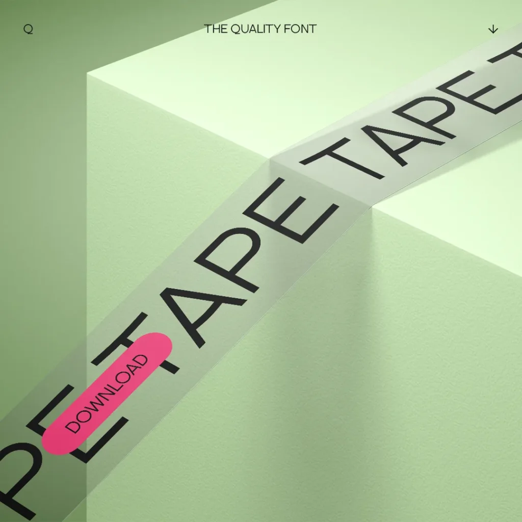 THE QUALITY FONT - VISUAL - TAPE - 1080 - 01 copy