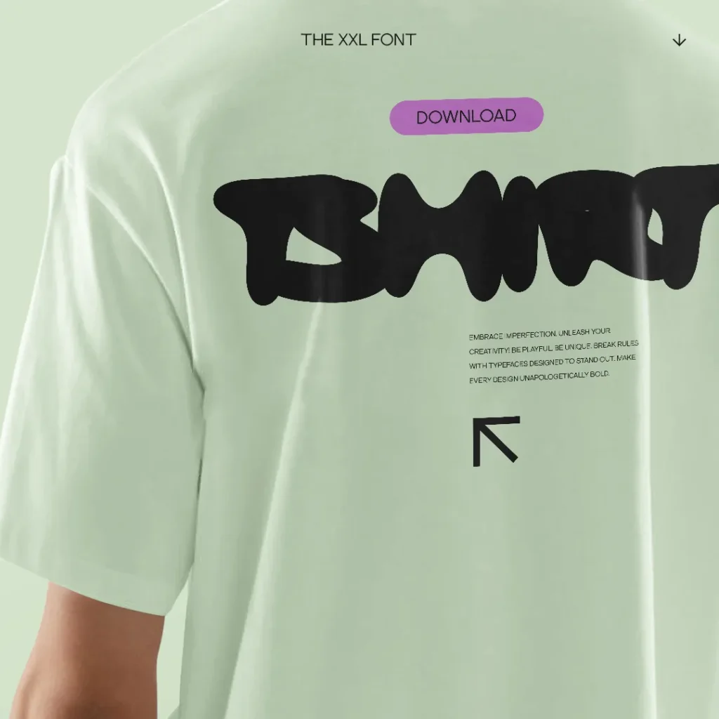 THE XXL FONT - VISUAL - TSHIRT - 1080 - 02