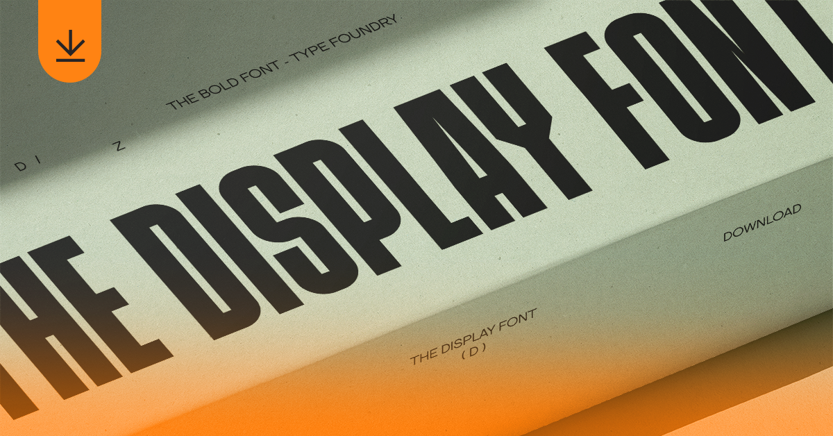THE DISPLAY FONT. GUARANTEED IMPACT AND EPIC
