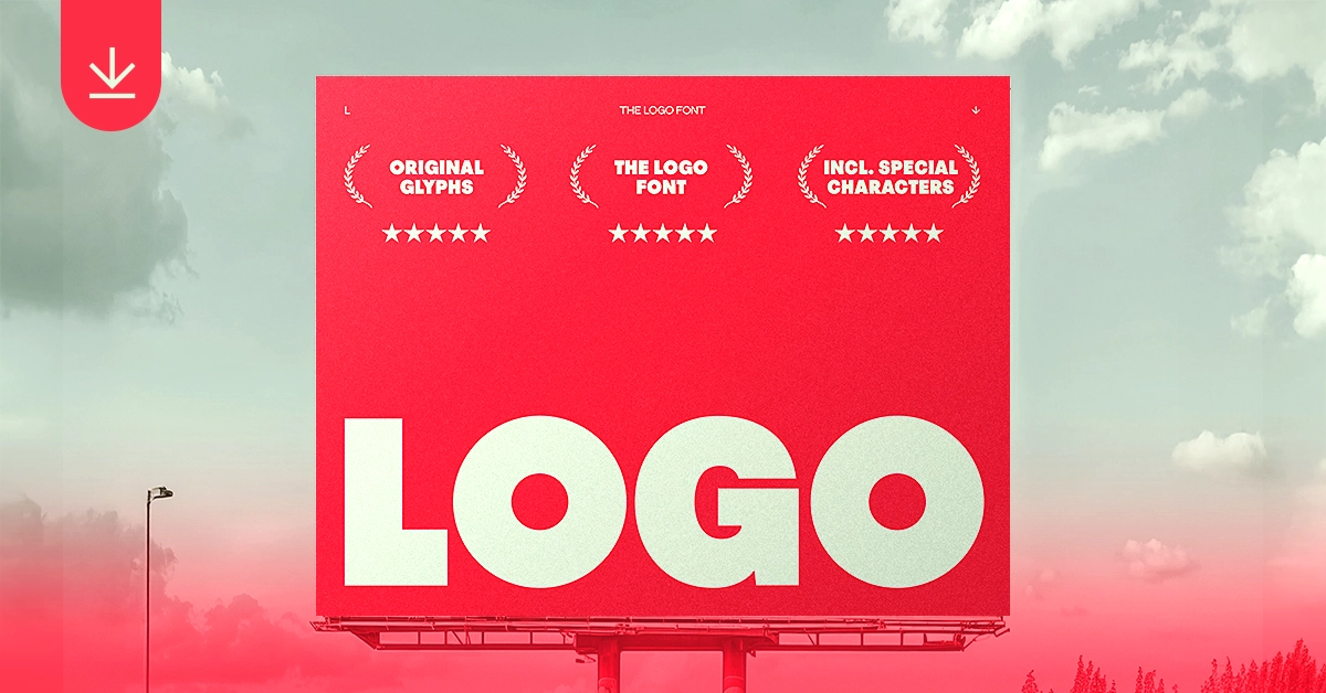 THE LOGO FONT. THIS IS INSANELY STRONG POWER