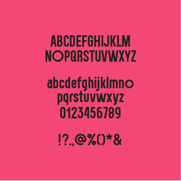 THE POSTER FONT