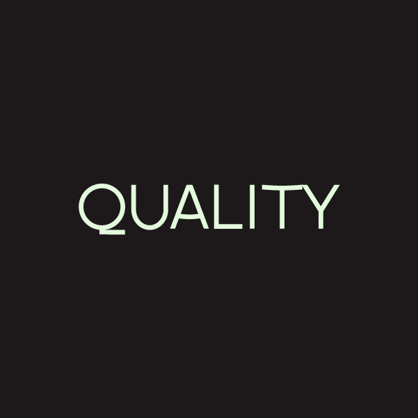 THE QUALITY FONT