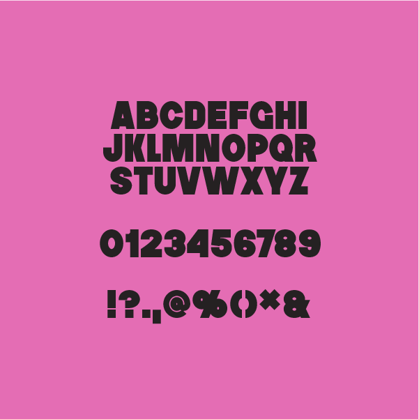 THE UPPERCASE FONT