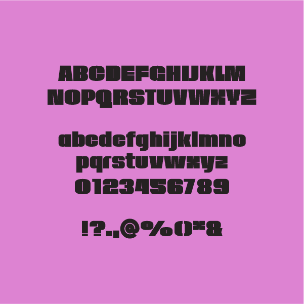 THE WEIRD FONT
